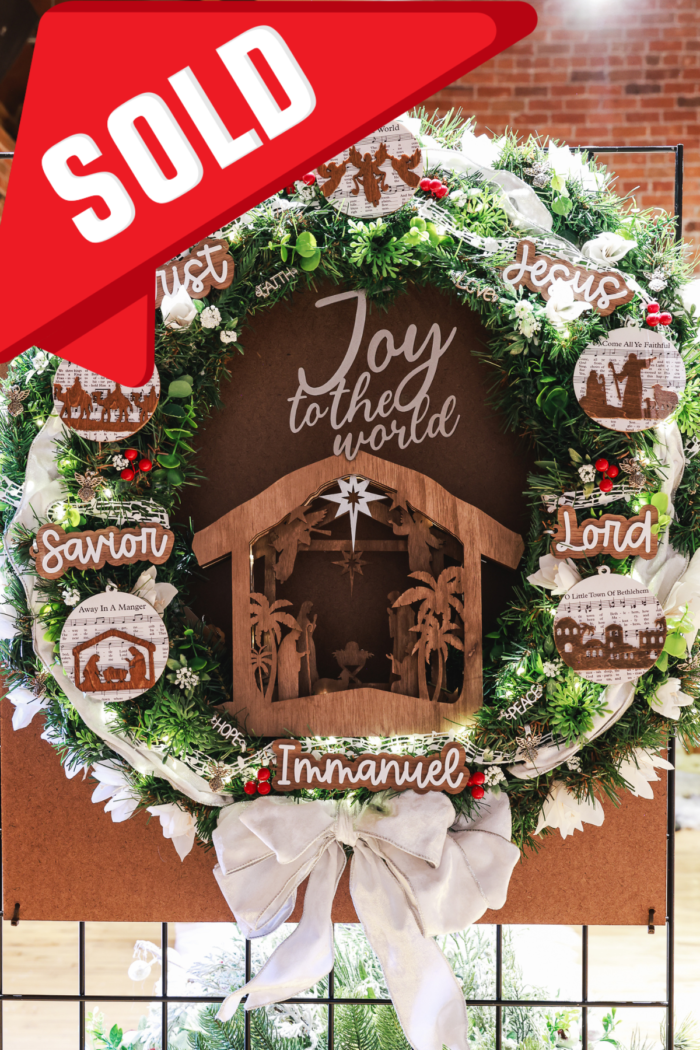 Joy to the World Wreath